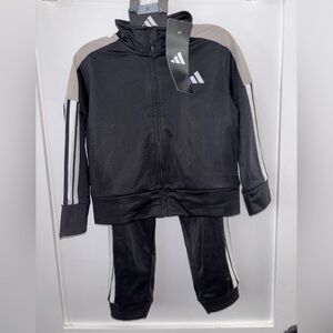Adidas Kids Black and White 2-Piece Set